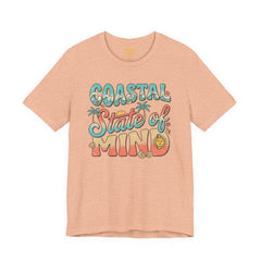 Coastal State of Mind Tee — Retro Beach Graphic T-Shirt