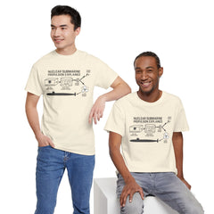 Nuclear Submarine Propulsion Explained Tee, Science Shirt, Geeky Gift, Educational Apparel, STEM Fashion, Nerdy T-Shirt
