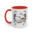 Who wants to Dance? Tis The Season White Ceramic Dancing Skeletons Mug