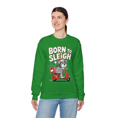 Born To Sleigh - Unisex Heavy Blend™ Crewneck Sweatshirt