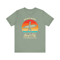 Shinnecock Inlet Beach Vibes Unisex Tee - Surf's Up Long Island | Summer Shirt