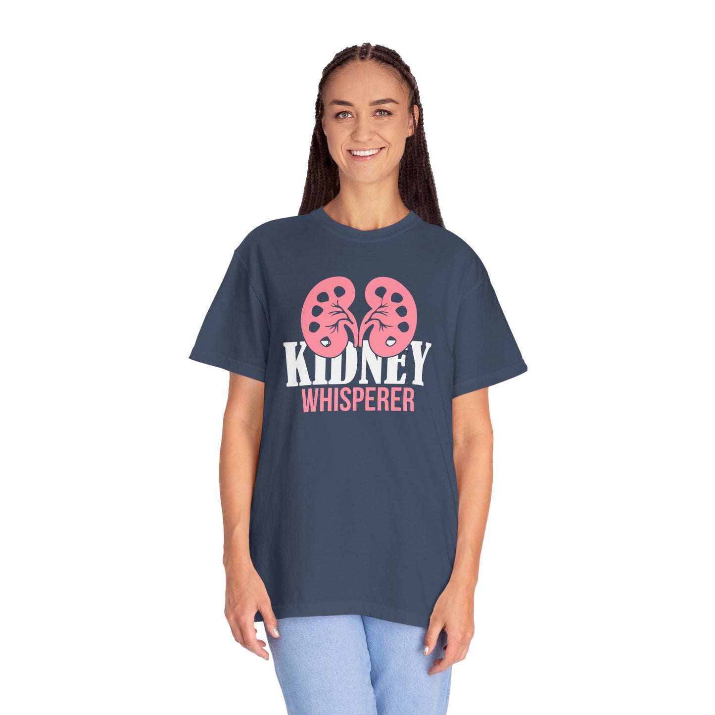 Kidney Whisperer Graphic Unisex Garment-Dyed T-shirt