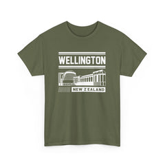 Wellington New Zealand Cities of The World Series Unisex Heavy Cotton Tee