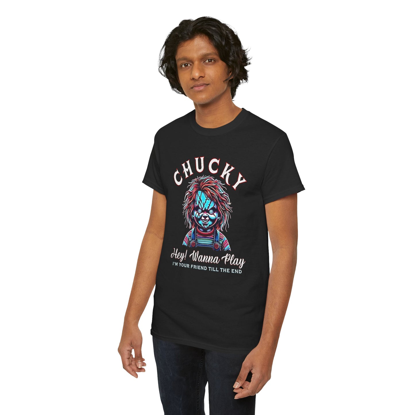 Chuck The Man Child - Unisex Heavy Cotton Tee