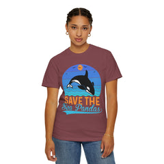 Save The Sea Pandas Comfort Colors Unisex Garment-Dyed T-shirt