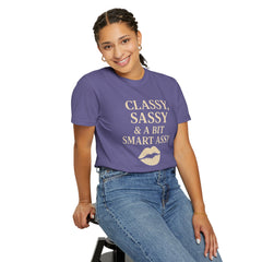 Classy Sassy T-shirt, Unisex Casual Top, Statement Tee, Gift for Her, Fashion Apparel, Birthday Humor Shirt