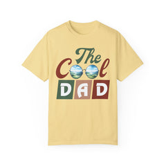 THE COOL DAD, sunglasses graphic, Comfort Colors 1717, unisex garment-dyed t-shirt, retro sunglasses tee, gift for him, Birthday gift tee, Vintage graphic tee, shiny shades Tee, Fathers Day Shirt