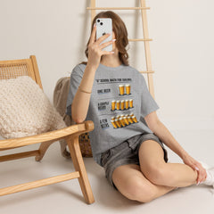 T-Shirt -  "A" School Math for Sailors Funny Beer Graphic Tee
