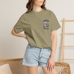 Where the Road Ends Long Island Unisex Garment-Dyed T-shirt