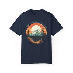 Mount Rainier National Park Graphic, Comfort Colors Soft Relaxed Fit Unisex Garment-Dyed T-shirt