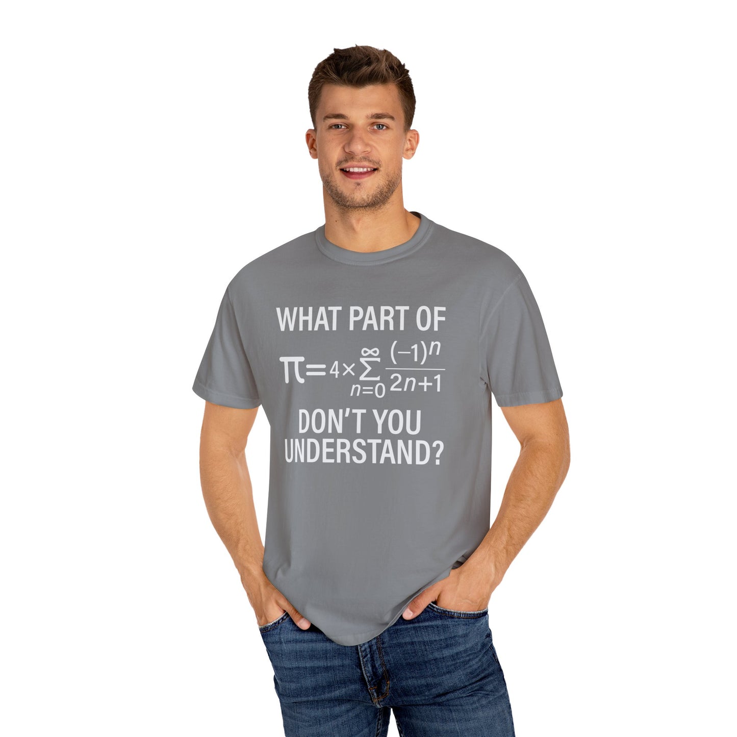 What Part of The Pi Equation Don't You Understand, Comfort Colors Unisex Garment-Dyed T-shirt