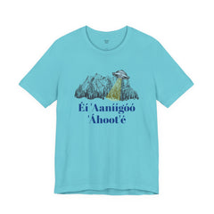 Éí Aanighóó Áhoolé Navajo The Truth Is Out There UFO Unisex Short Sleeve Tee