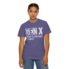 GEN X FUNNY graphic, Raised on Hose Water and Neglect, Retro Comfort Colors 1717, unisex garment-dyed t-shirt, gift for him, gift for her, Birthday gift tee, Vintage Style graphic tee, Fathers Day Shirt