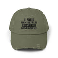 Funny Amputee distressed cap, I Still Run Better Then The Government, Limb Loss Awareness cap, gift for amputee, recovery encouragement gift