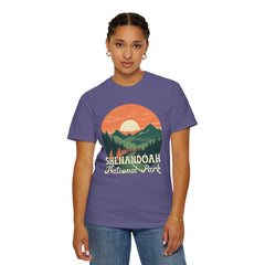 Shenandoah National Park Graphic, Comfort Colors Soft Relaxed Fit Unisex Garment-Dyed T-shirt