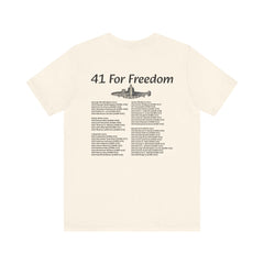 41 For Freedom FBM Fleet Ballistic Missile Submarine Unisex Jersey Short Sleeve Tee