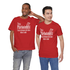 Phlebotomist Humor Tee, Funny Medical Shirt, Nurse Gift, Blood Tech Wear, Cute Phlebotomy Humor, Healthcare Apparel