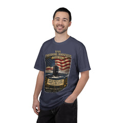 USS Theodore Roosevelt SSBN-600 T-Shirt – "Speak Softly and Carry a Big Stick" Patriotic Submarine Tee