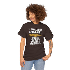 Funny United States Submarine Officer Multilingual T-Shirt