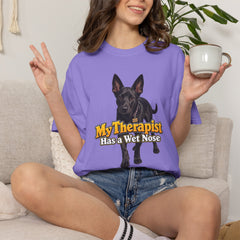 My Therapist Has a Wet Nose Personalized with your dog(s) image T-Shirt