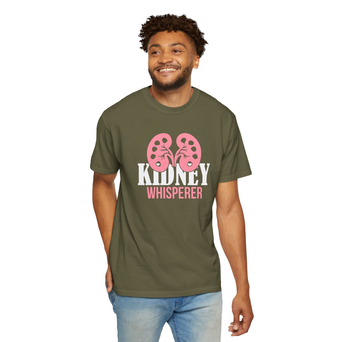 Kidney Whisperer Graphic Unisex Garment-Dyed T-shirt