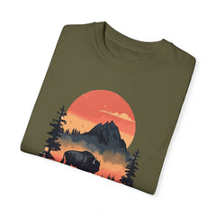 Yellowstone National Park Graphic, Comfort Colors Soft Relaxed Fit Unisex Garment-Dyed T-shirt