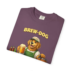 Golden Retriever Brewer Beer T-Shirt — Cute Brew-Dog Graphic Tee