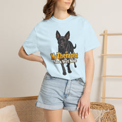 My Therapist Has a Wet Nose Personalized with your dog(s) image T-Shirt