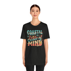 Coastal State of Mind Tee — Retro Beach Graphic T-Shirt