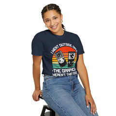 Retro Gamer Unisex T-Shirt - "I Went Outside Once"