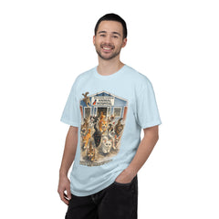Front Graphic "Who Let the Cats Out?" Baldwin Harbor Animal Hospital Cute Vet Clinic T Shirt