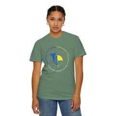 Blue French Horn & Yellow Umbrella T-Shirt — HIMYM Fan Tee