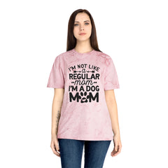 I'm not like a regular Mom I'm a Dog Mom / Unisex Color Blast T-Shirt