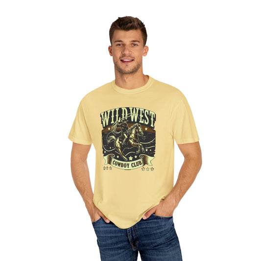 WILD WEST COWBOY club Shirt  - Vintage Style T Shirt