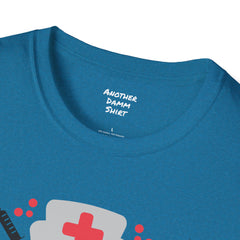 Blessed Nurse - Unisex Softstyle T-Shirt | Nurse Awareness, Medical Apparel, Gift For Her, Scrub Tee, Hospital Staff Gift, Registered Nurse