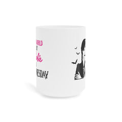 Wednesday Addams - Ceramic Mugs (11oz\15oz\20oz) | Pop Culture | Addams Family | Fan Gift | Gift For Her | Gothic Style Mug | Creepy Comedy