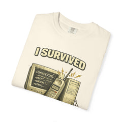 I Survived Dial-Up Vintage Tech T-Shirt