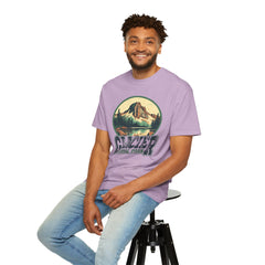 Glacier National Park Graphic, Comfort Colors Soft Relaxed Fit Unisex Garment-Dyed T-shirt