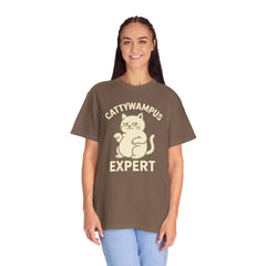 Cattywampus Expert T-Shirt | Funny Cat Tee, Gift for Cat Lovers, Cute Pet Shirt, Casual Wear, Unisex Apparel