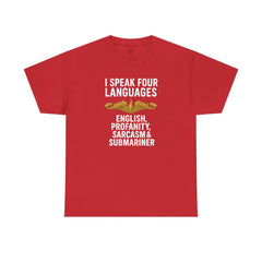 Funny United States Submarine Officer Multilingual T-Shirt