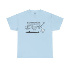 Nuclear Submarine Propulsion Diagram Tee | Science STEM Shirt