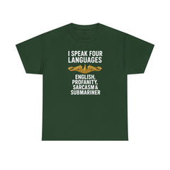 Funny United States Submarine Officer Multilingual T-Shirt