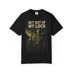 Clint Eastwood Meets The Loch Ness Monster Unisex Garment-Dyed Tee
