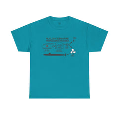 Nuclear Submarine Propulsion Diagram Tee | Science STEM Shirt