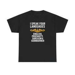 Funny United States Submarine Officer Multilingual T-Shirt