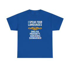 Funny United States Submarine Officer Multilingual T-Shirt