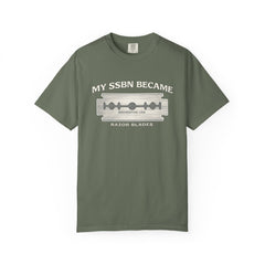My SSBN Became Razor Blades Graphic Vintage Submarine Veteran Tee