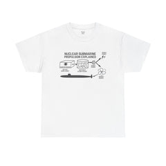 Nuclear Submarine Propulsion Diagram Tee | Science STEM Shirt
