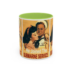 He Joined The Submarine Service Tri-Panel Image Coffee Mug