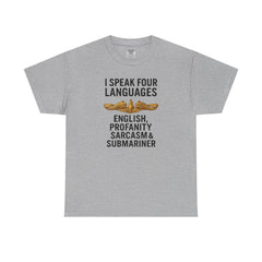 Funny United States Submarine Officer Multilingual T-Shirt
